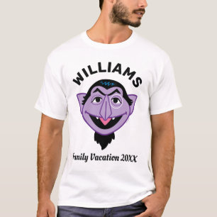 Sesamstraat   De familievakantie van Count von Cou T-shirt
