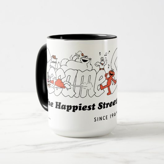 Sesamstraat | De gelukkigste straat ter wereld Mok (Voorkant links)