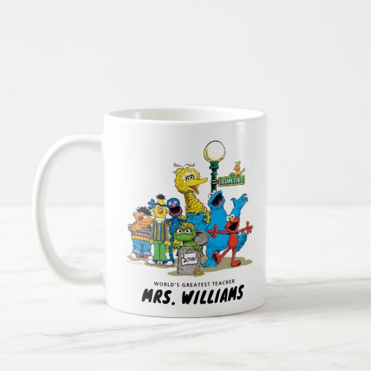 Sesamstraat | De grootste leraar ter wereld Koffiemok (Links)