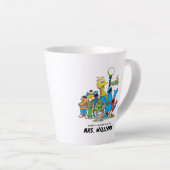 Sesamstraat | De grootste leraar ter wereld Latte Mok (Rechterhoek)