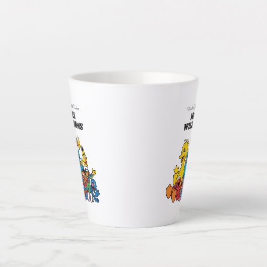 Sesamstraat | De grootste leraar ter wereld Latte Mok (Voorkant)