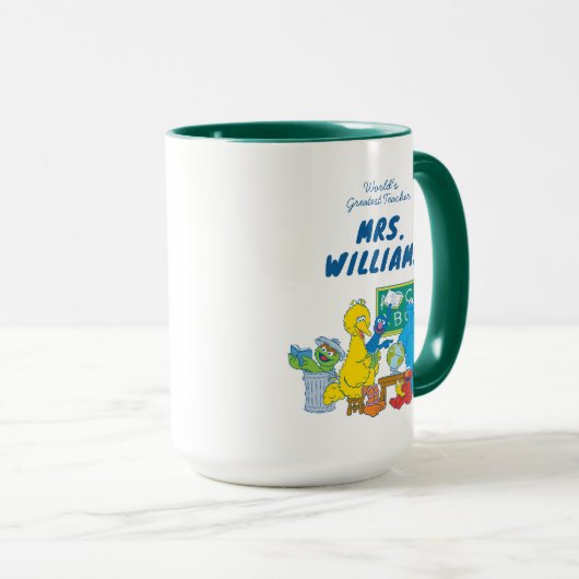 Sesamstraat | De grootste leraar ter wereld Mok (Voorkant rechts)