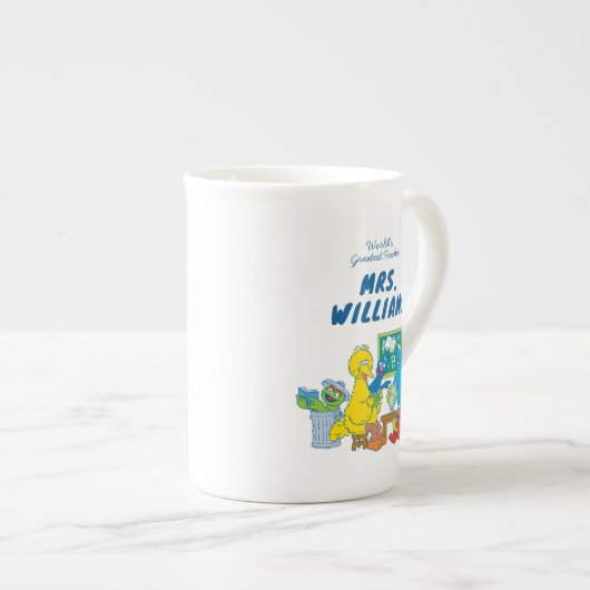 Sesamstraat | De grootste leraar ter wereld Porselein Kop (Voorkant rechts)