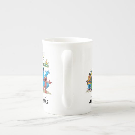 Sesamstraat | De grootste leraar ter wereld Porselein Kop (Achterkant)