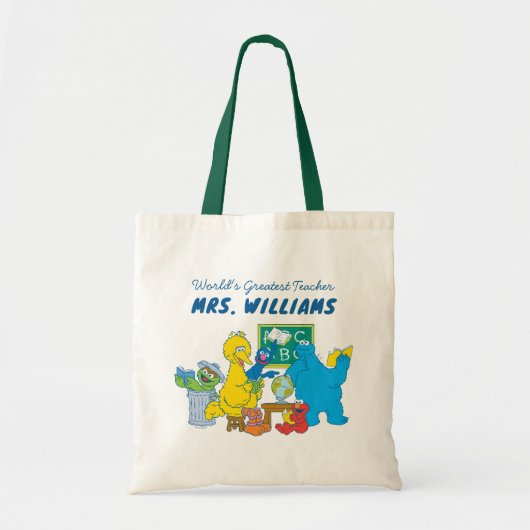 Sesamstraat | De grootste leraar ter wereld Tote Bag (Voorkant)