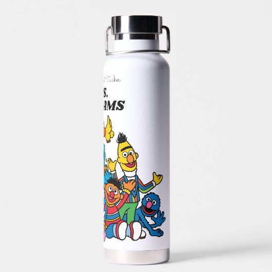 Sesamstraat | De grootste leraar ter wereld Waterfles (Achterkant)