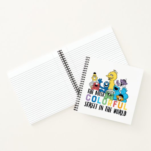 Sesamstraat | De meest kleurrijke straat Notitieboek (Binnen)