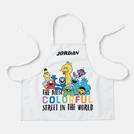 Sesamstraat | De meest kleurrijke straat Schort (Voorkant)