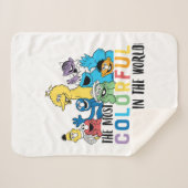 Sesamstraat | De meest kleurrijke straat Sherpa Deken (Voorkant (horizontaal))