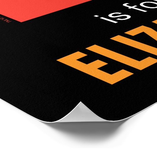 Sesamstraat | E is bestemd voor Elmo Poster (Hoek)