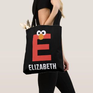Sesamstraat   E is bestemd voor Elmo Tote Bag