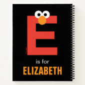 Sesamstraat | E is voor Elmo Notitieboek (Achterkant)