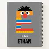 Sesamstraat | E is voor Ernie Notitieboek (Achterkant)
