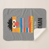 Sesamstraat | E is voor Ernie Sherpa Deken (Voorkant (horizontaal))