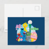 Sesamstraat Easter Egg Hunt Briefkaart (Voorkant / Achterkant)