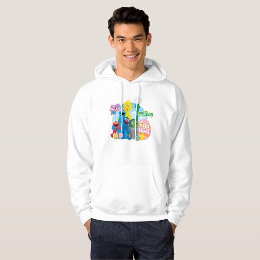 Sesamstraat Easter Egg Hunt Hoodie (Voorkant volledig)