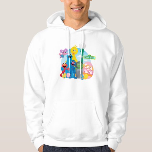 Sesamstraat Easter Egg Hunt Hoodie (Voorkant)