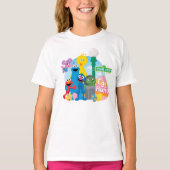 Sesamstraat Easter Egg Hunt T-shirt (Voorkant)