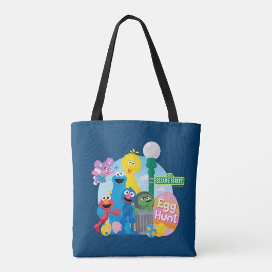 Sesamstraat Easter Egg Hunt Tote Bag (Achterkant)