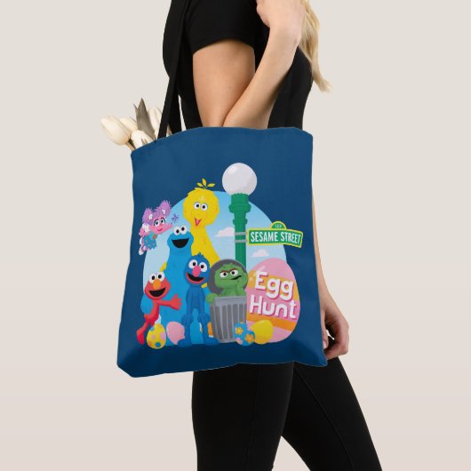 Sesamstraat Easter Egg Hunt Tote Bag (Dichtbij)