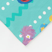 Sesamstraat Easter Egg Pattern Fleece Deken (Hoek)