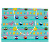 Sesamstraat Easter Egg Pattern Groot Cadeauzakje (Achterkant)
