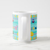 Sesamstraat Easter Egg Pattern Grote Koffiekop (Achterkant)