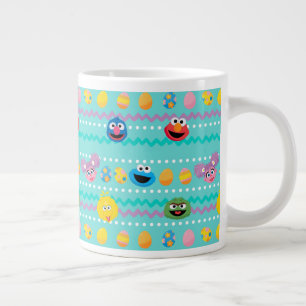 Sesamstraat Easter Egg Pattern Grote Koffiekop