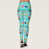 Sesamstraat Easter Egg Pattern Leggings (Achterkant)