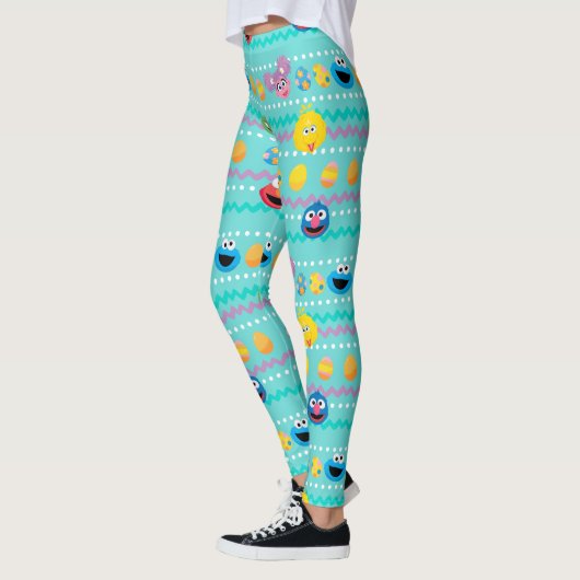 Sesamstraat Easter Egg Pattern Leggings (Links)