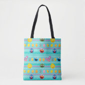 Sesamstraat Easter Egg Pattern Tote Bag (Voorkant)