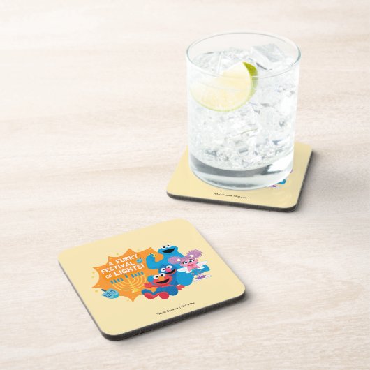 Sesamstraat | Een harig lichtfestival! Bier Onderzetter (Rechterzijde)