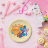 Sesamstraat | Een harig lichtfestival! Papieren Bordje (Feest)