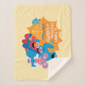 Sesamstraat | Een harig lichtfestival! Sherpa Deken (Voorkant)