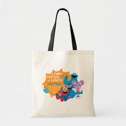 Sesamstraat | Een harig lichtfestival! Tote Bag (Voorkant)