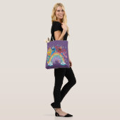 Sesamstraat Eenhoorn Rainbow Tote Bag (Op model)