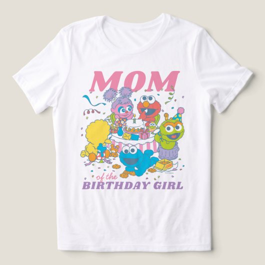 Sesamstraat | Eerste verjaardag van de baby - Mam Tri-Blend Shirt (Design voorkant)