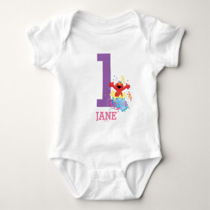 Sesamstraat Eerste verjaardag van Elmo Girl Romper