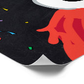 Sesamstraat - Elmo | 1e verjaardag van de mijlpaal Poster (Hoek)