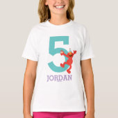 Sesamstraat | Elmo - 5 jaar Confetti T-shirt (Voorkant)