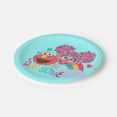 Sesamstraat | Elmo & Abby - Wees Geweldige Papieren Bordje (Gekanteld)