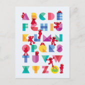 Sesamstraat | Elmo Alphabet Briefkaart (Voorkant)