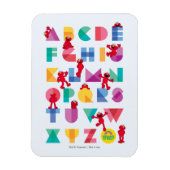 Sesamstraat | Elmo Alphabet Magneet (Verticaal)