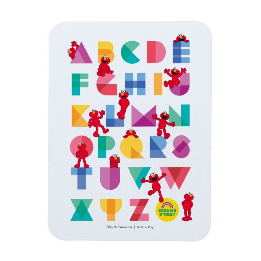Sesamstraat | Elmo Alphabet Magneet