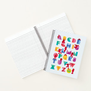 Sesamstraat Elmo Alphabet Notitieboek