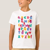 Sesamstraat | Elmo Alphabet T-shirt (Voorkant)