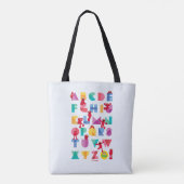 Sesamstraat | Elmo Alphabet Tote Bag (Achterkant)