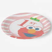 Sesamstraat | Elmo - Baby Birthday Paper Bord (Gekanteld)