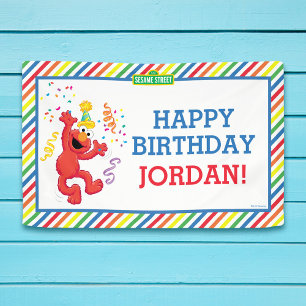 Sesamstraat   Elmo - Banner voor de regenboogdag