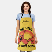 Sesamstraat | Elmo Be Kind | Jouw namen toevoegen Schort (Gedragen)